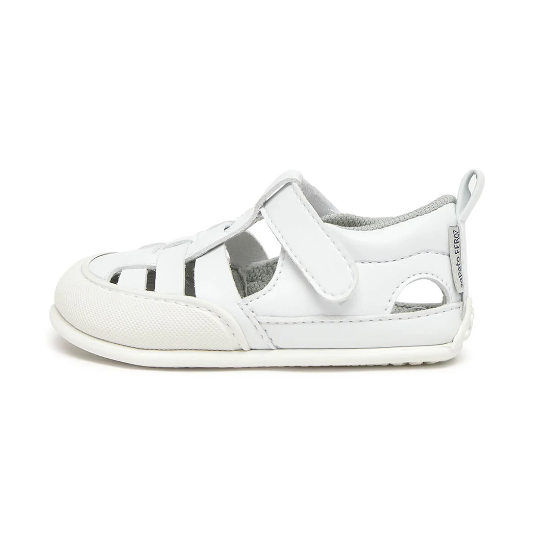 SANDALIAS TABARCA BLANCO MICROFIBRA ZAPATO FEROZ - Imagen 2