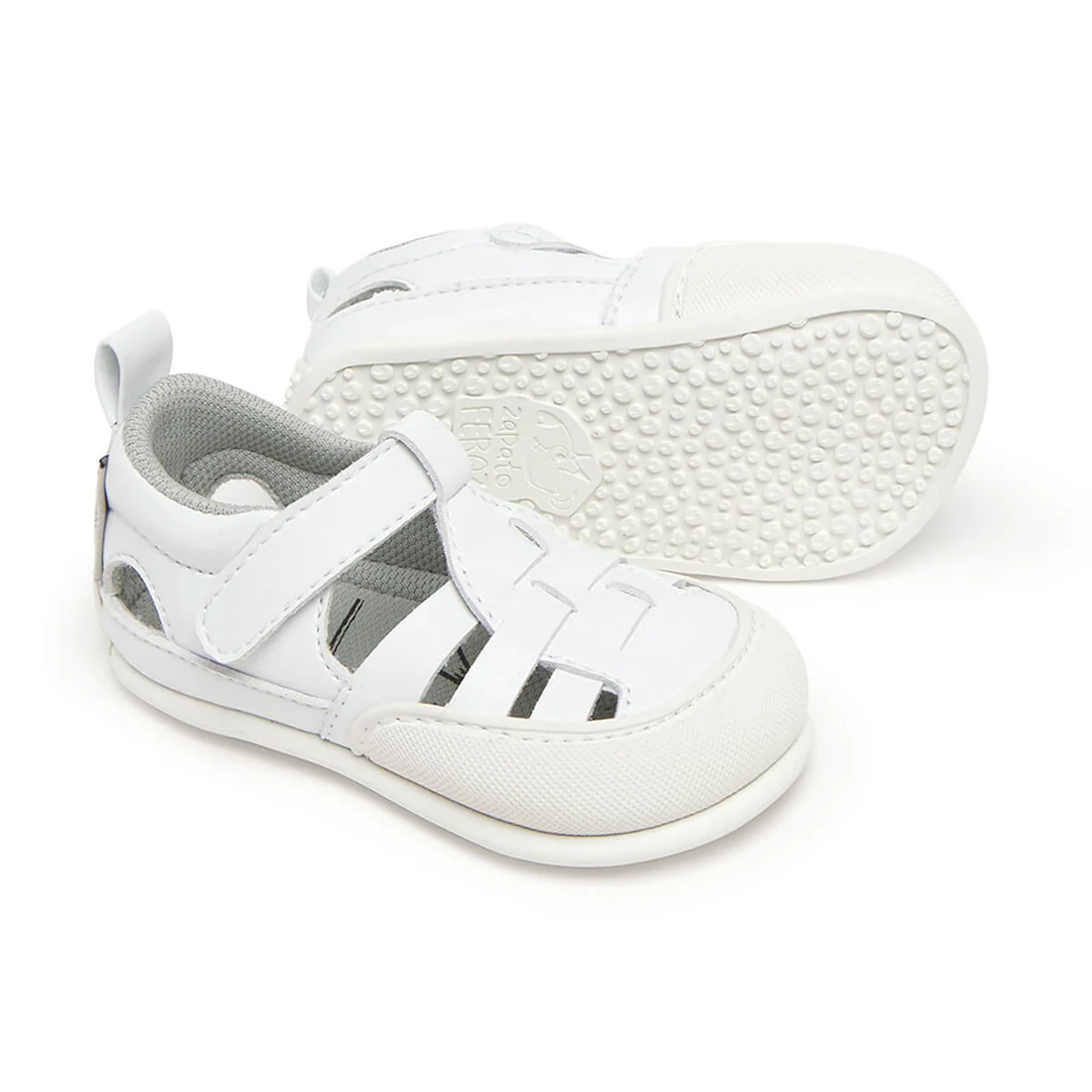 SANDALIAS TABARCA BLANCO MICROFIBRA ZAPATO FEROZ