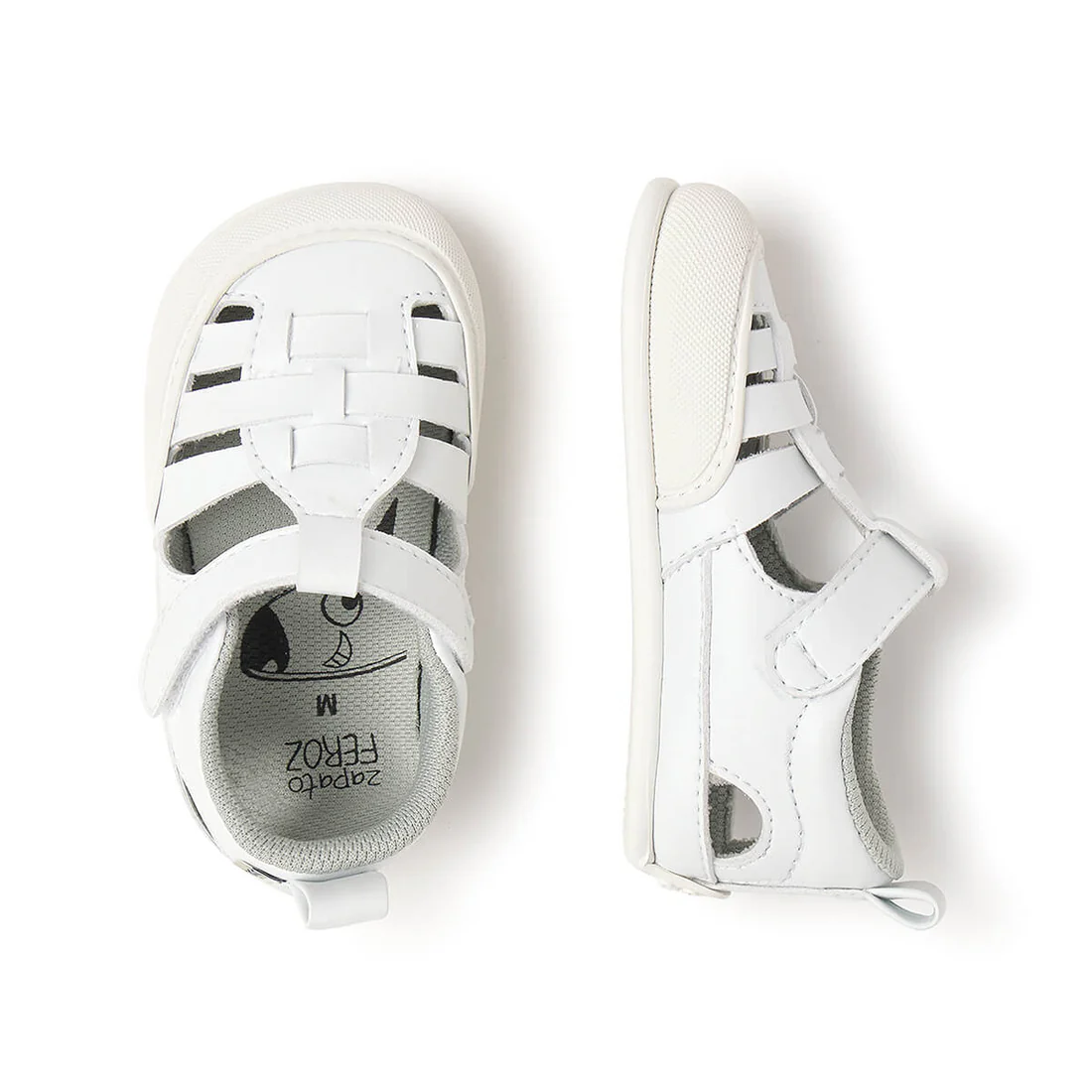 SANDALIAS TABARCA BLANCO MICROFIBRA ZAPATO FEROZ - Imagen 3