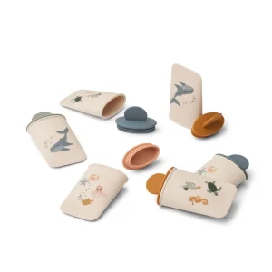 SET DE MINI HELADOS SILICONA MALIK sea creature LIEWOOD