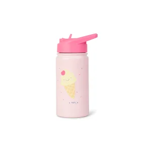 BOTELLA TÉRMICA INFANTIL CON PAJITA 350 ML ICECREAM SARO