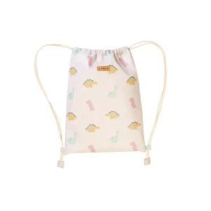 MOCHILA SACO WILD DINOS MOSTAZA SARO