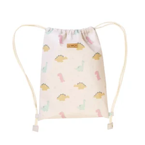 MOCHILA SACO WILD DINOS MOSTAZA SARO