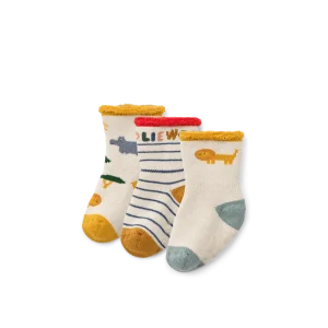 PACK 3 CALCETINES ANTIDESLIZANTES ELOY safari sandy mix LIEWOOD