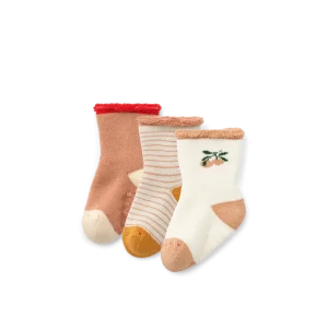 PACK 3 CALCETINES ANTIDESLIZANTES ELOY peach sandy mix LIEWOOD