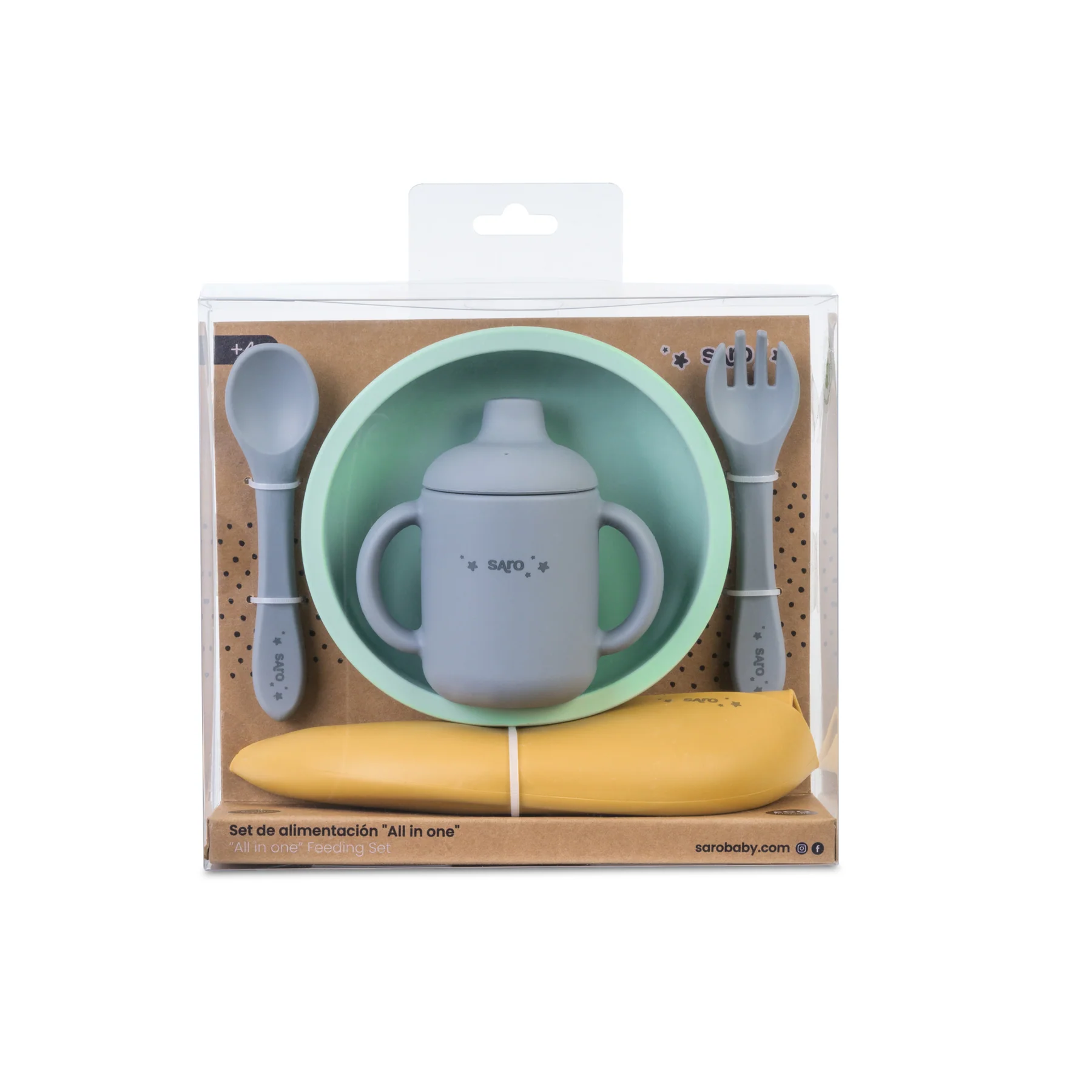 SET DE ALIMENTACIÓN "FOOD & FUN" 5 PZAS SARO - Imagen 2