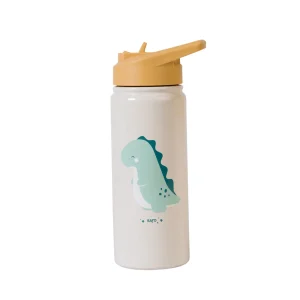 BOTELLA TÉRMICA INFANTIL CON PAJITA 350 ML DINO SARO