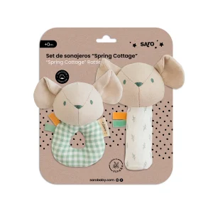 SET DE SONAJEROS MOUSIE ''SPRING COTTAGE'' SARO