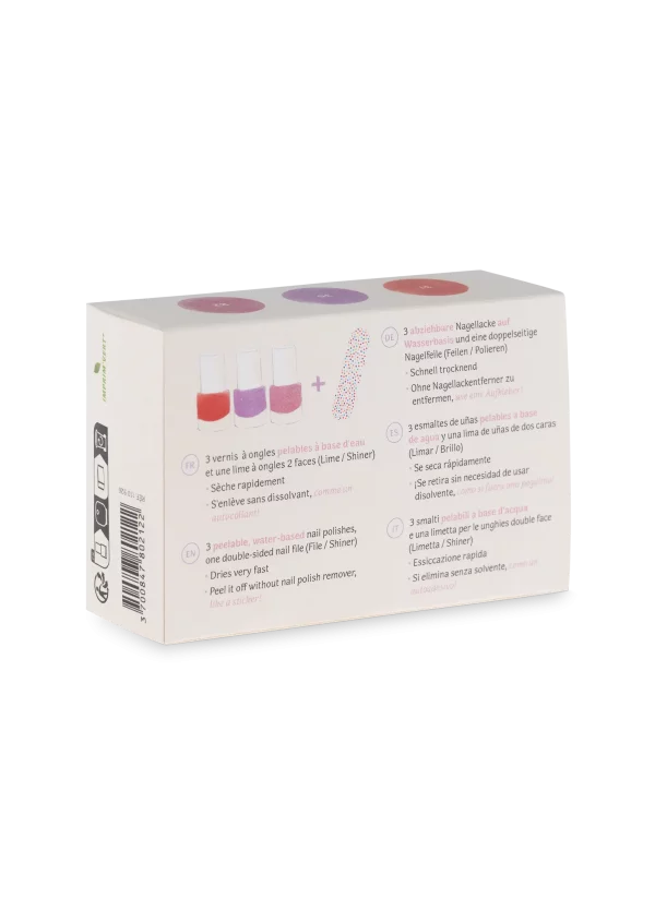 Set de esmaltes de uñas Rosas eternas - 3 esmaltes de uñas de namaki - Imagen 6