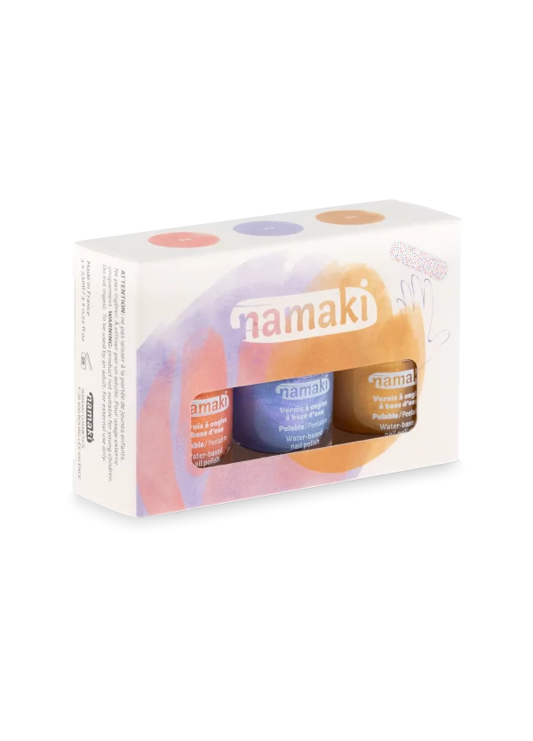 Set de esmaltes de uñas Sunset - 3 esmaltes de uñas de namaki