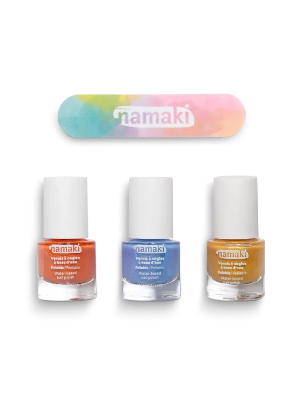 Set de esmaltes de uñas Sunset - 3 esmaltes de uñas de namaki - Imagen 3