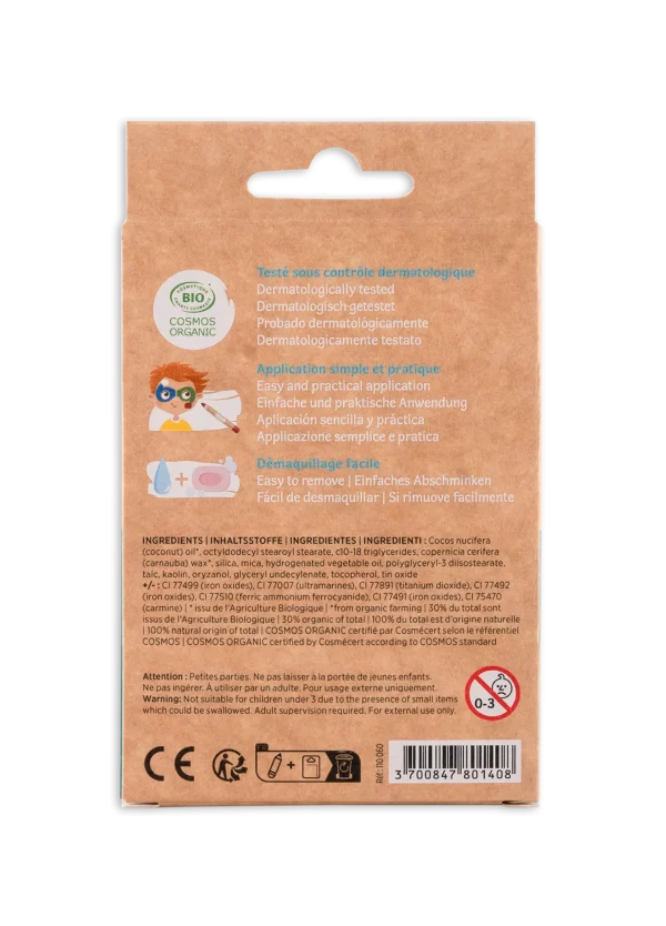 Lápices para pintar la cara Jumbo - 6 colores - Arcoíris de namaki - Imagen 2