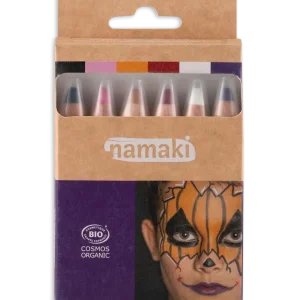 Lápices para pintar la cara Jumbo - 6 colores - Mundos de horrores de namaki