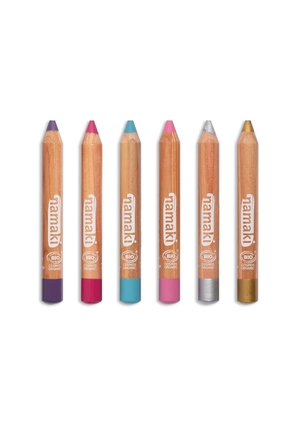 Lápices para pintar la cara Jumbo - 6 colores - Enchanted Worlds - Imagen 4