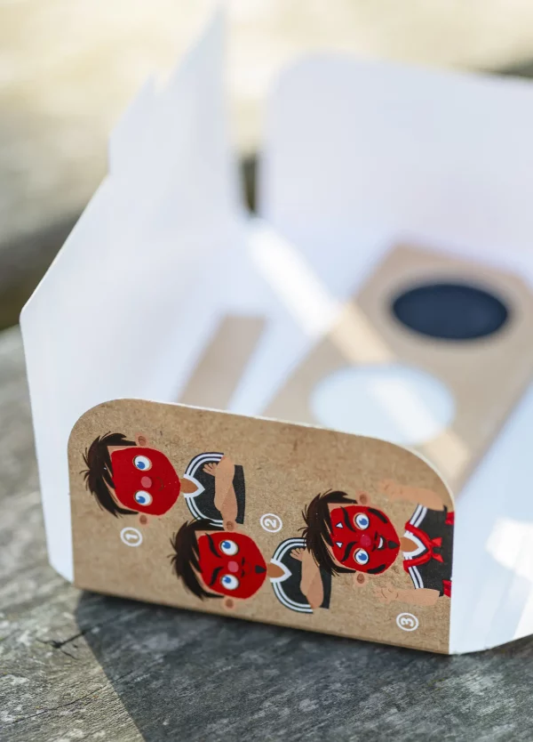 Paleta de pintura facial de 3 colores - diablo y araña de namaki - Imagen 2