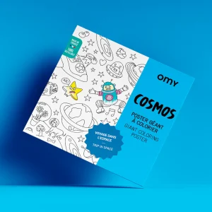 póster para colorear cosmos de OMY
