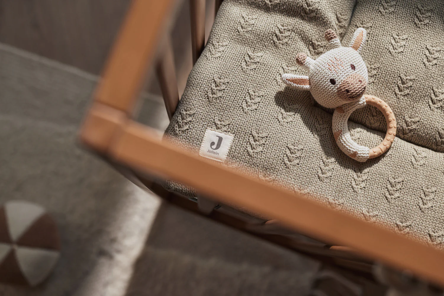 sonajero mordedor giraffe jollein - Imagen 5