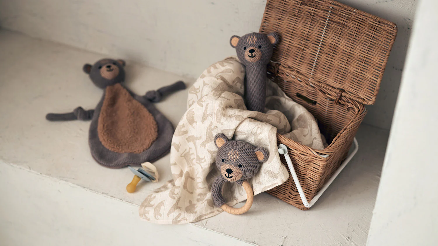 sonajero mordedor bear jollein - Imagen 4