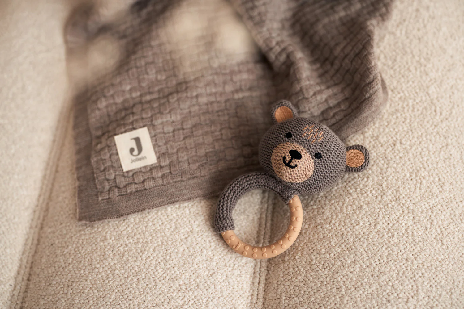 sonajero mordedor bear jollein - Imagen 2