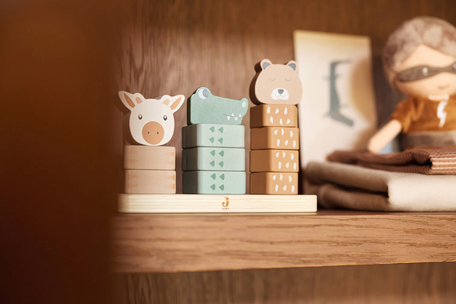 TORRE APILABLE ANIMALES jungle jambo JOLLEIN - Imagen 2