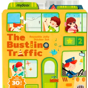 Set de pegatinas de gel reutilizables Calle Mideer