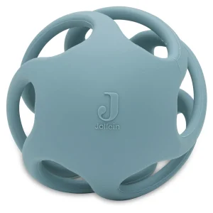 Bola de dentición de silicona azul jollein