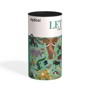 Puzle ¡Aprendamos!  Animales de África Mideer